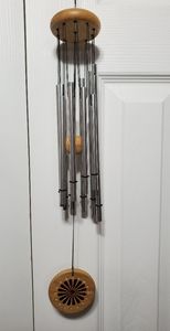 Silver wind chimes